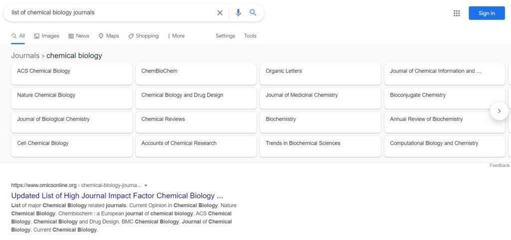 How to choose a journal for publication: Google top journals in your field